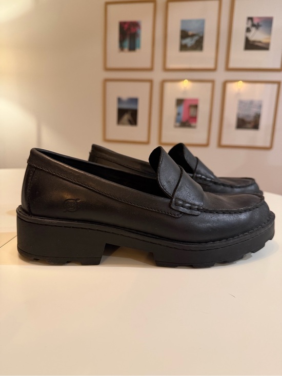 Born Shoes - Born Leather Carrera (Penny) Loafers
